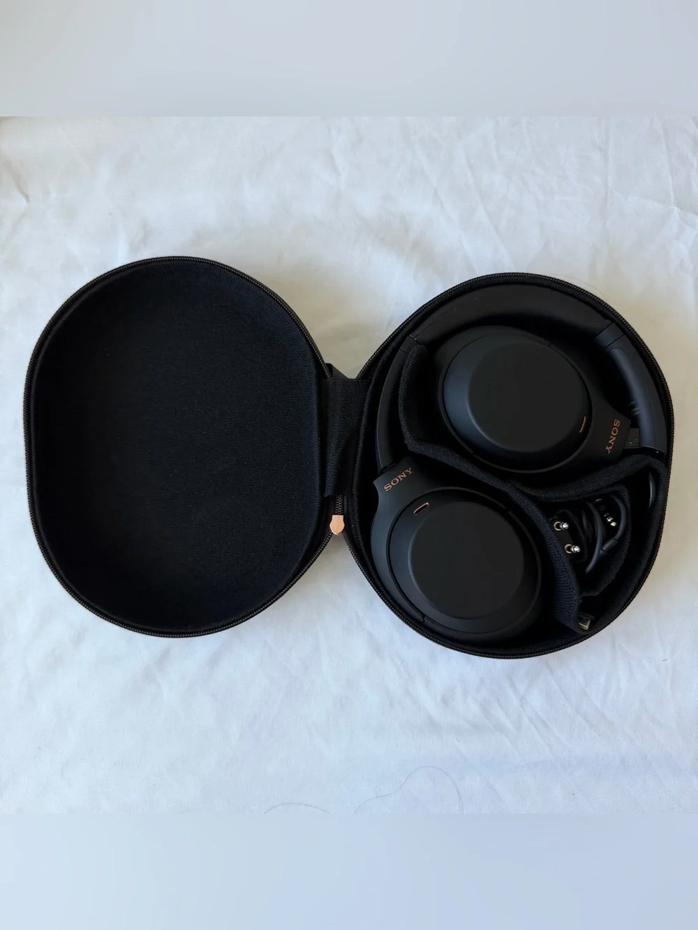 Sony - WH-1000XM4 Wireless Noise-Cancelling Over-the-Ear Headphones - Black